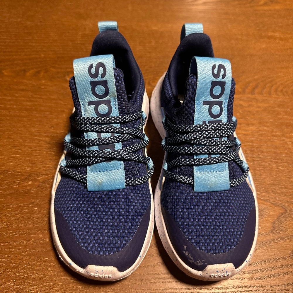Adidas Kids Navy and Light Blue Sneakers